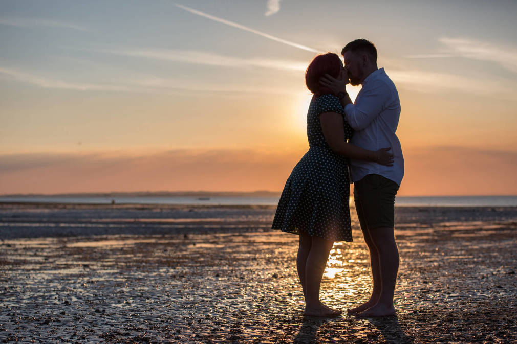 Whitstable engagement shoot | Sunset beach portraits | Kent wedding photographer | Rebecca Kathryn Photography www.rebeccakathryn.co.uk | Kent wedding photographer