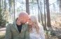 Spring woodland pre-wedding engagement shoot by Rebecca Kathryn Photography